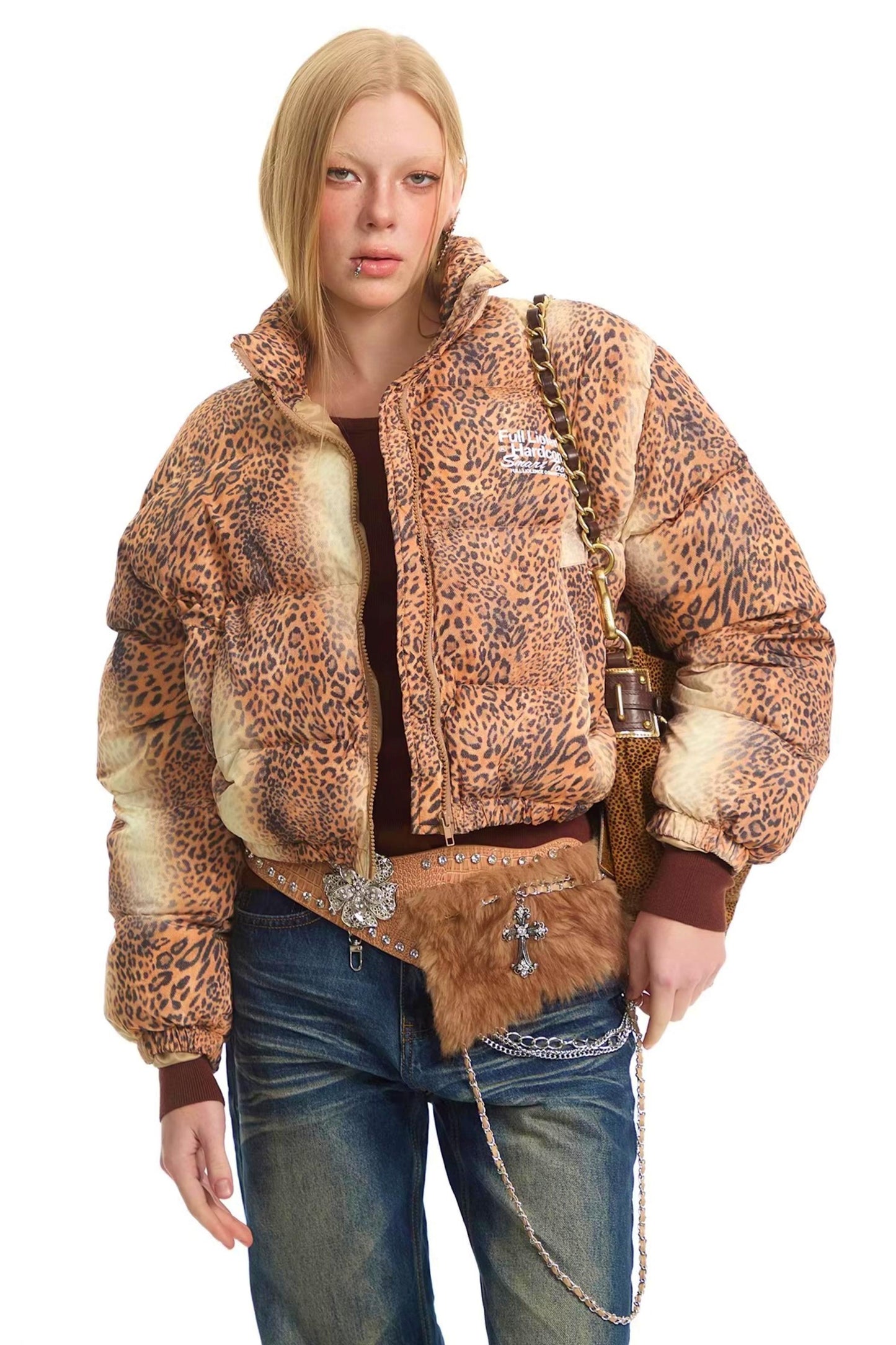 Retro Leopard Cotton Jacket