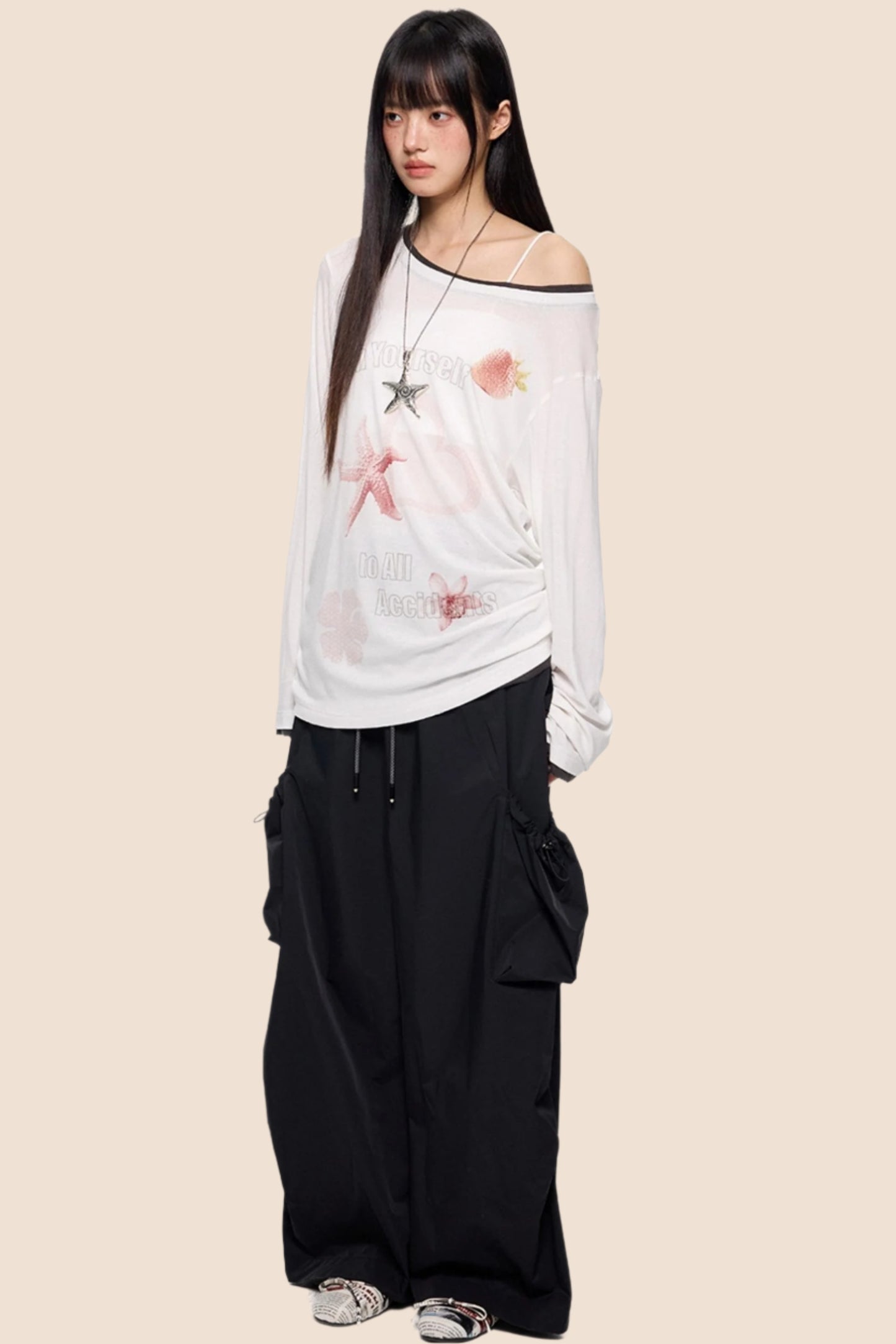 Retro Wide-Leg Pants