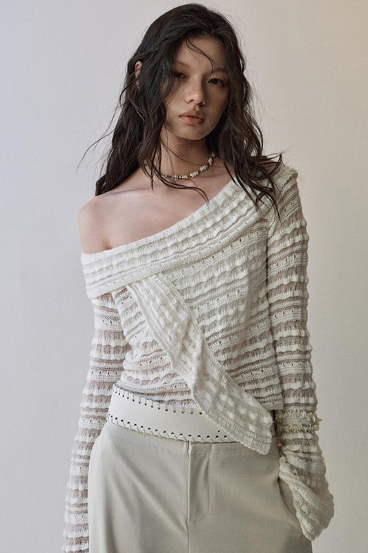 Clouds Knitted Fluffy Top