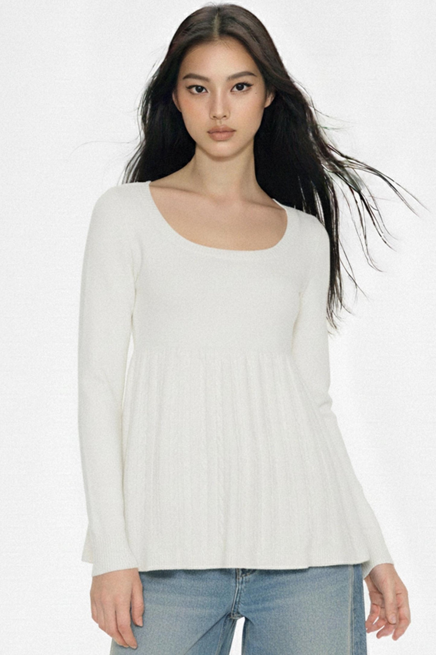 Retro American Cable Knit Sweater