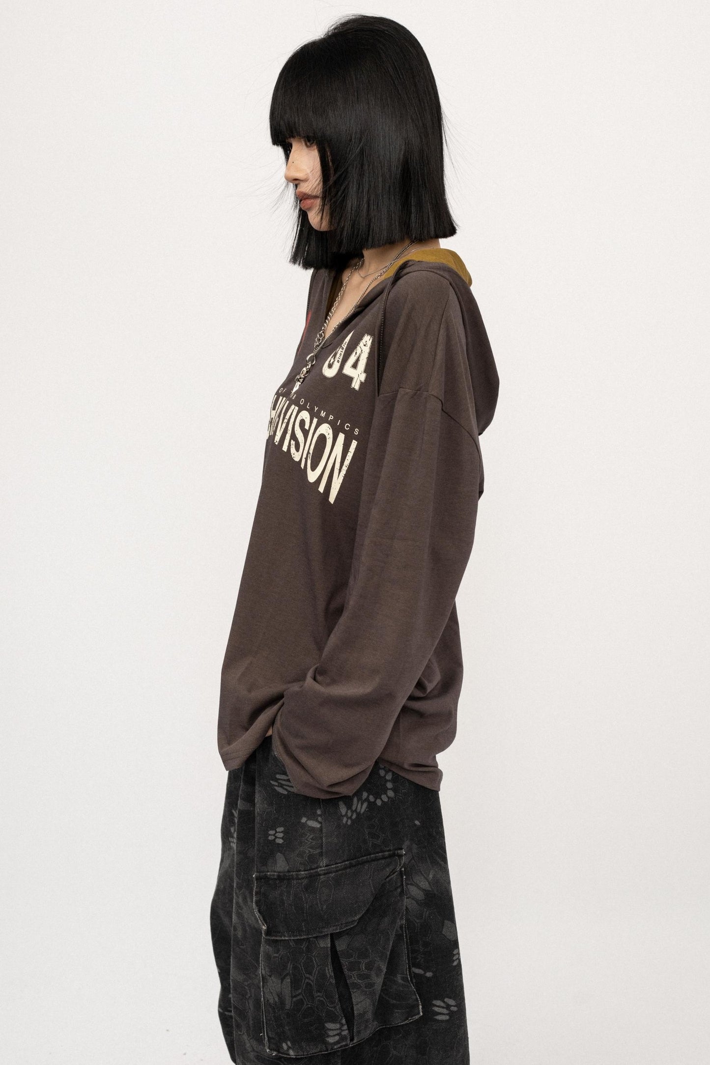 Autumn V-Neck Black Top