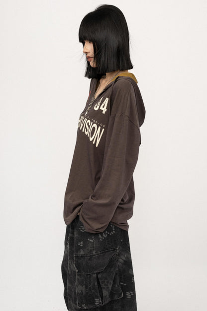 Autumn V-Neck Black Top