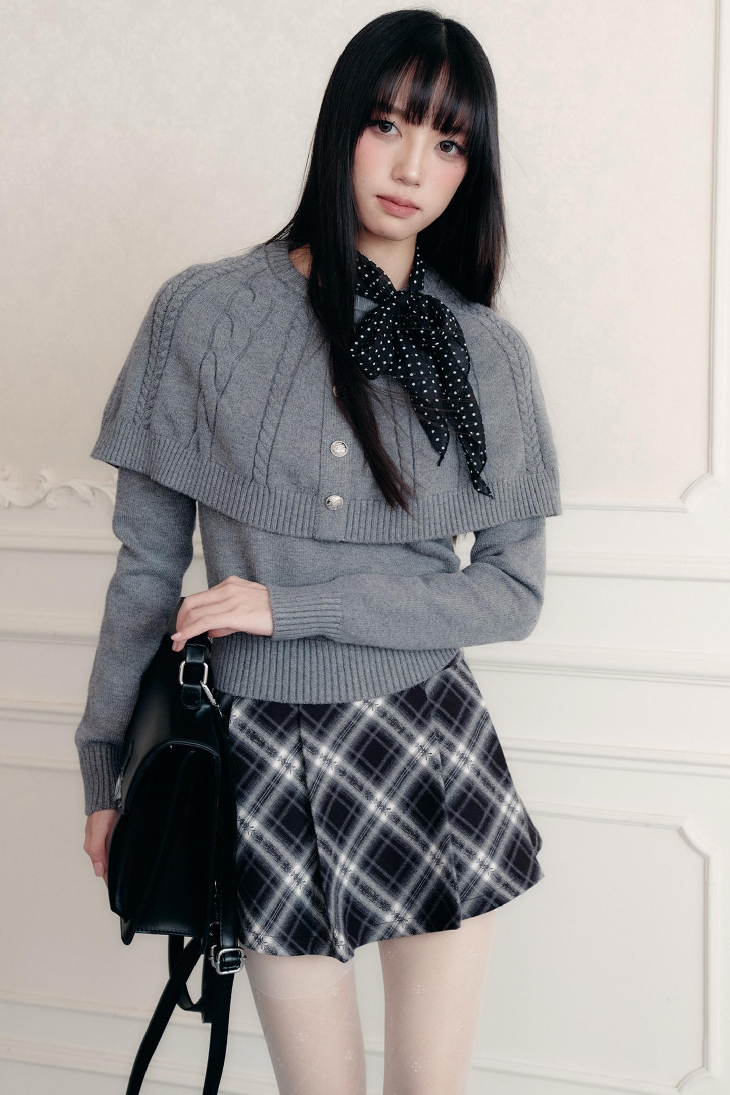 Fake Two Piece Knit Sweater Top