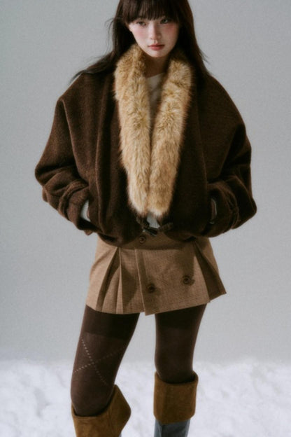 Lost Forest Woolen Cardigan Coat