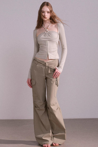 Autumn Wide Cargo Pants