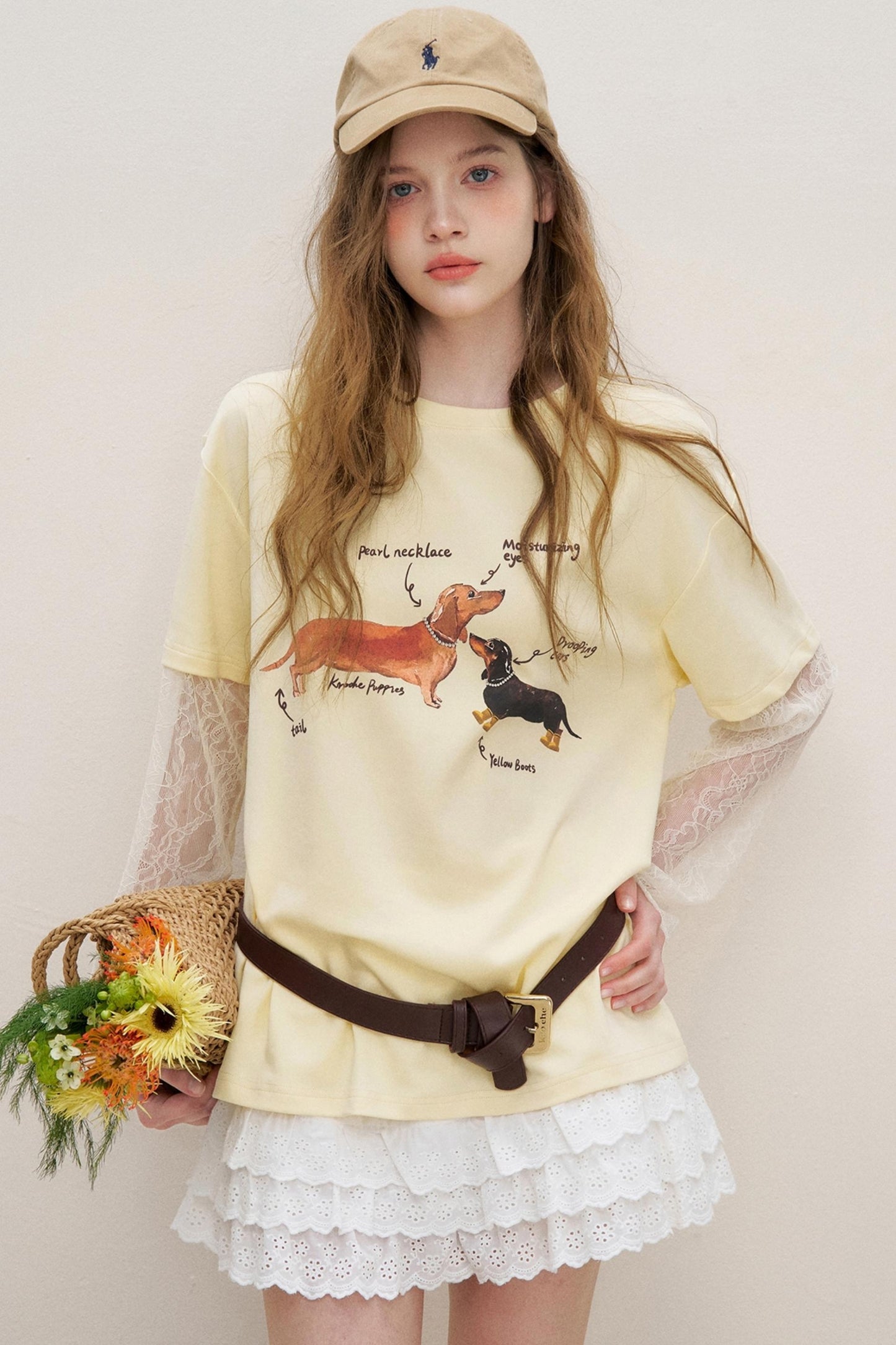 Floral Lace Cake Skirt