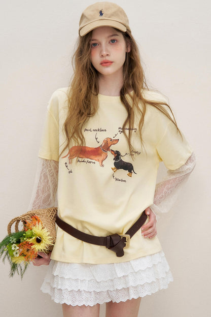 Floral Lace Cake Skirt