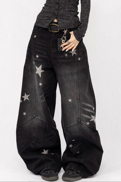 American Vintage Star Print Jeans