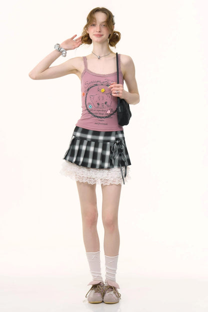 Summer Lace Bustier Skirt