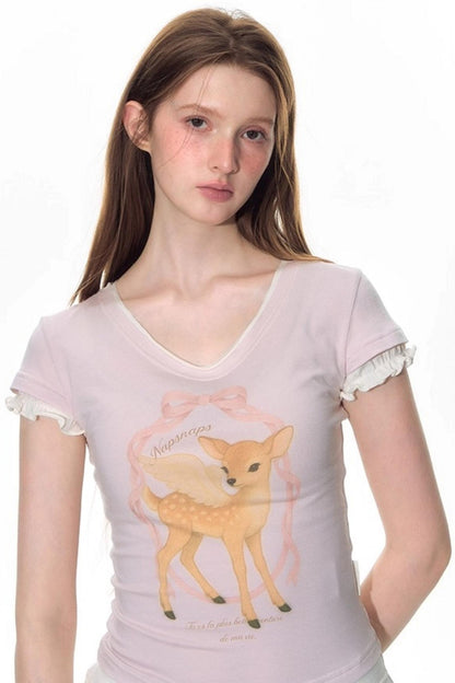 Sweet Summer V-Neck T-Shirt