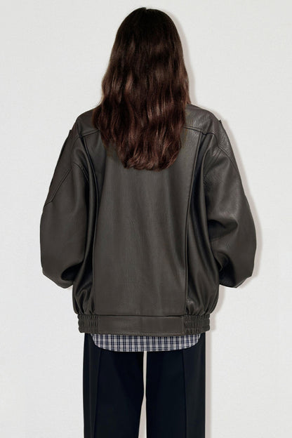 Lazy Leather Split Jacket