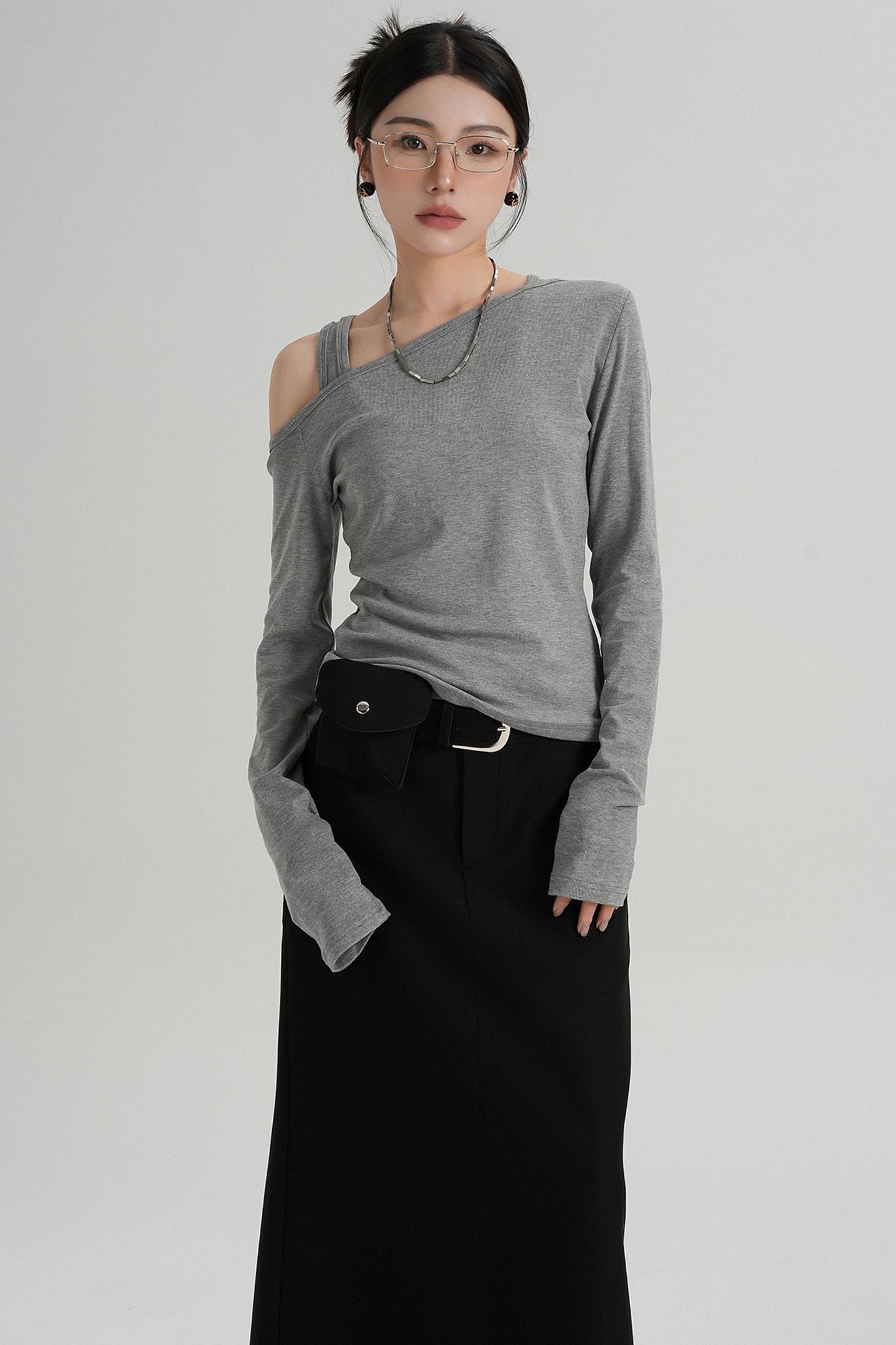 Long Sleeves Layered T-Shirt Set
