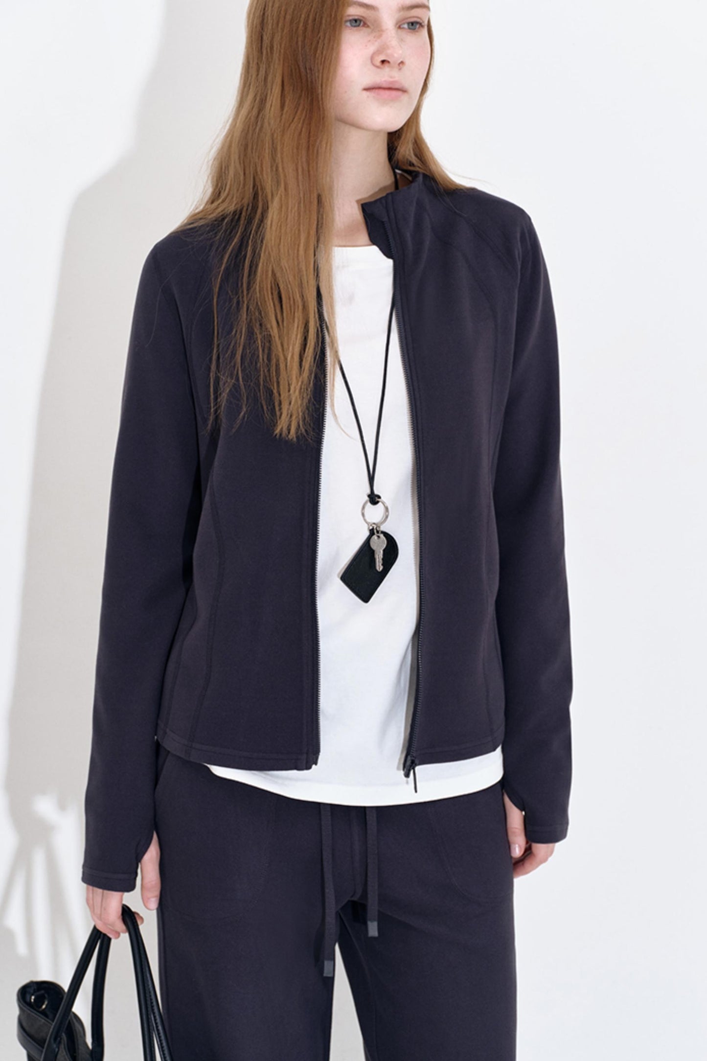 Urban Modern Sporty Cardigan Suit & Pants Set-Up