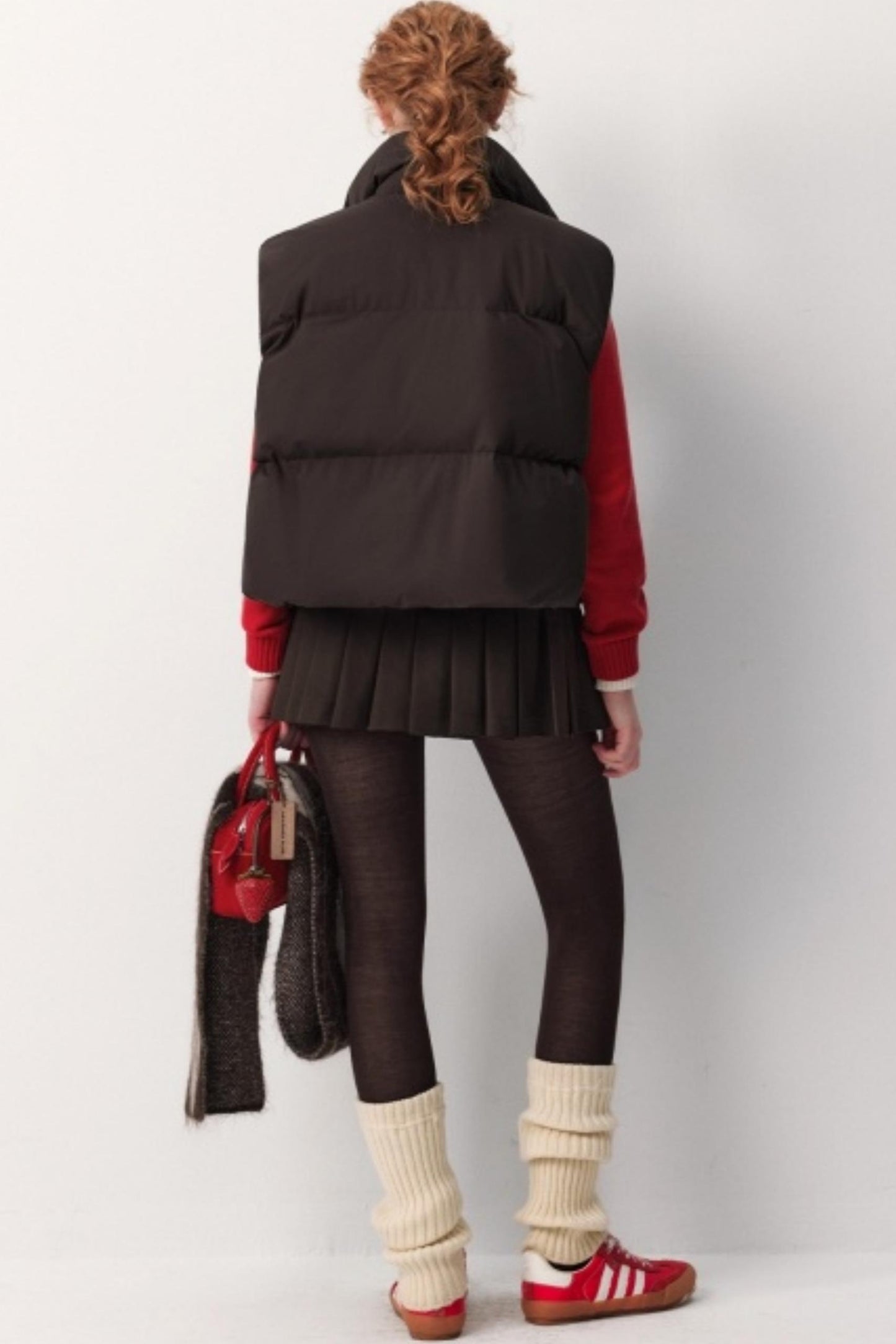 Coffee-Colored Down Vest