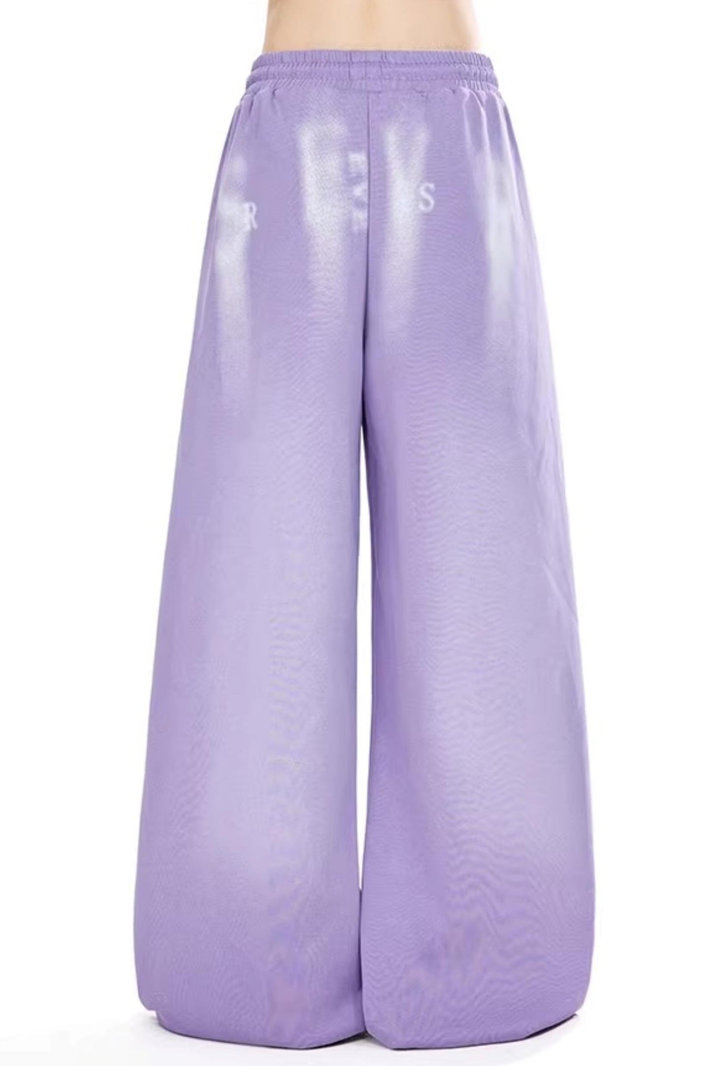 Retro Letter Print Dance Pants