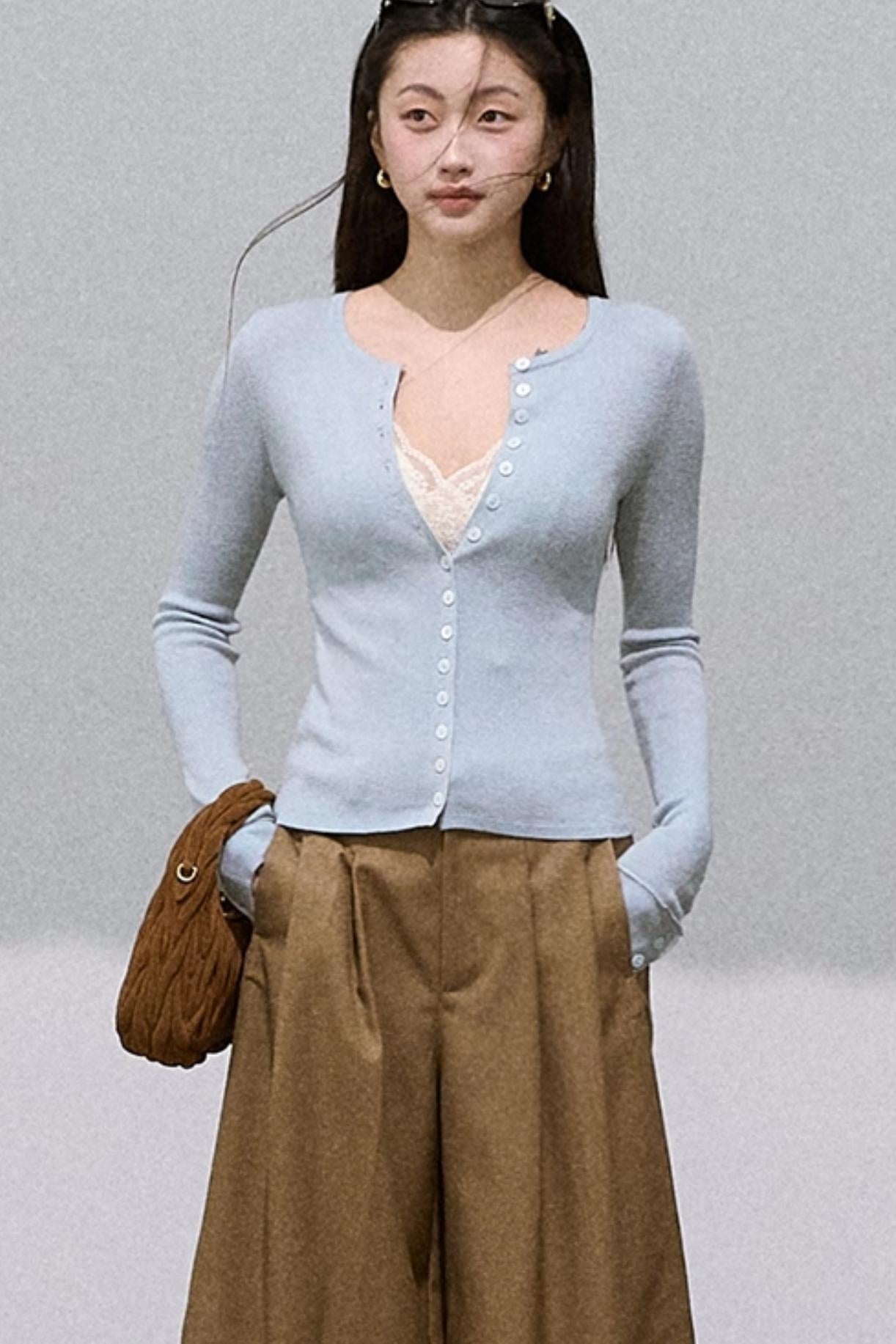 Gentle Slim Knit Cardigan