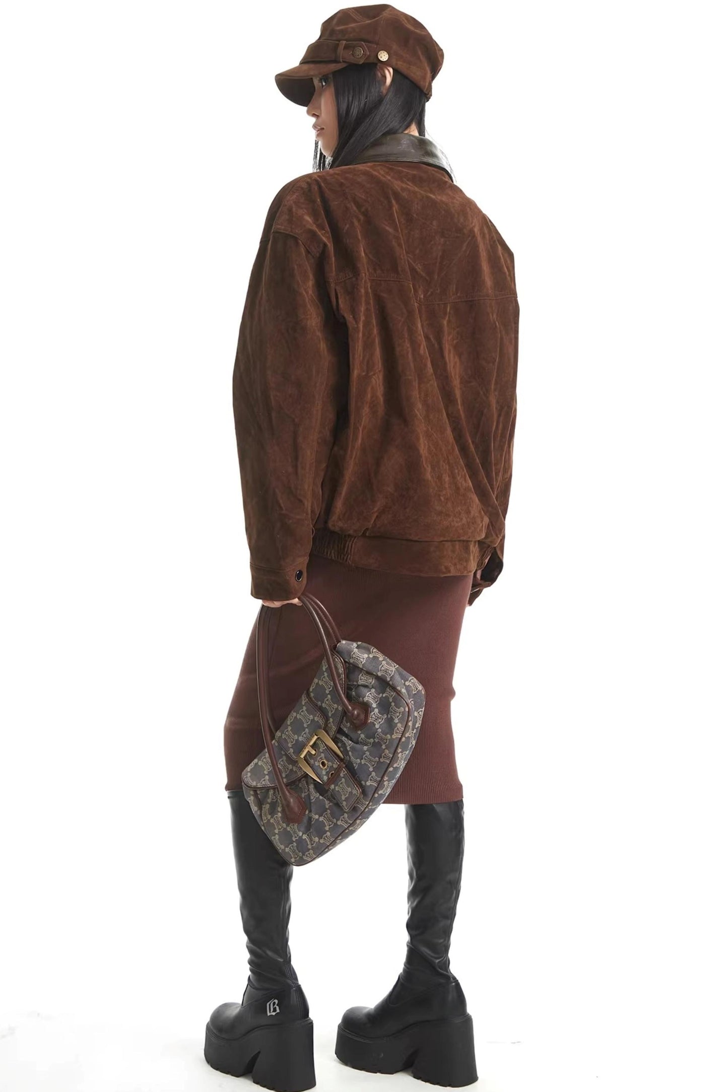 Retro Deerskin Velvet Jacket