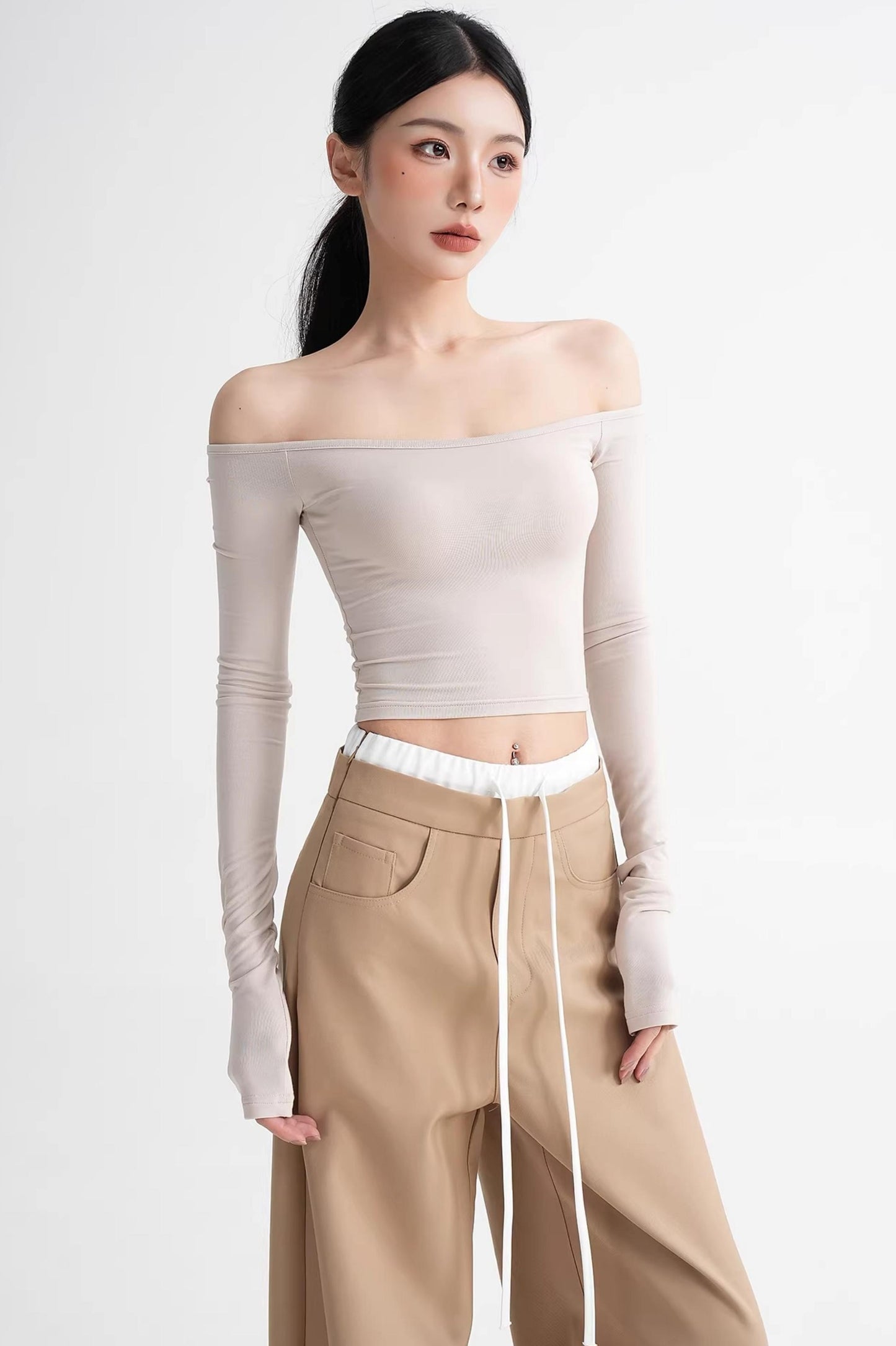 Tencel Modal Off-Shoulder Top