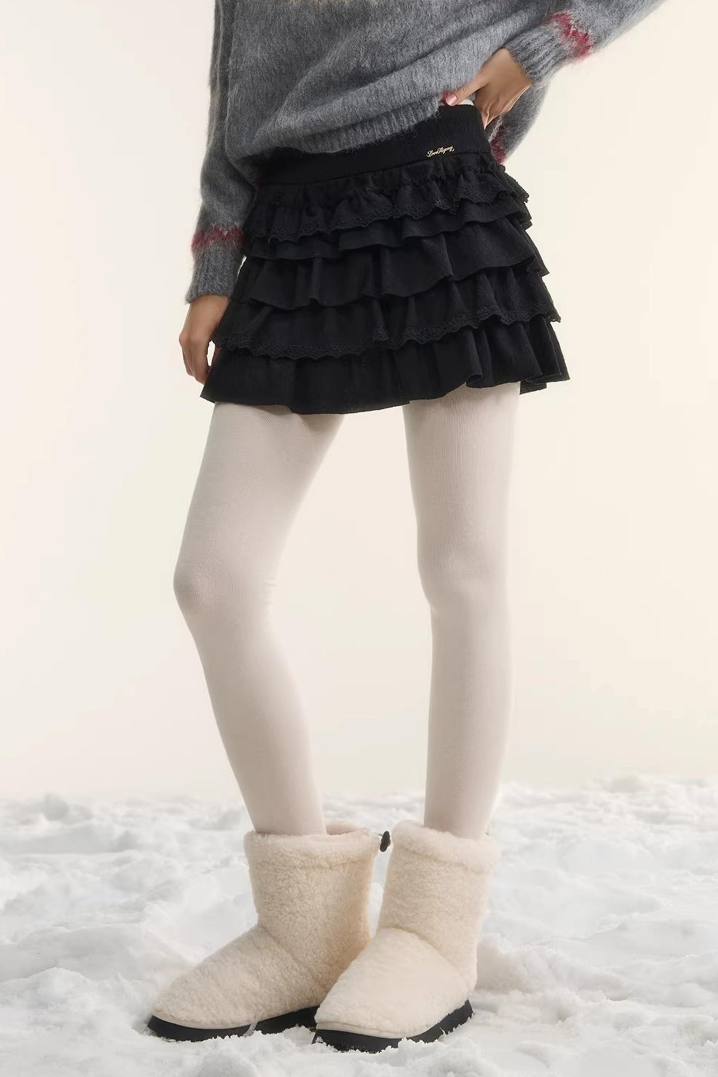 French Lace Retro Skirt