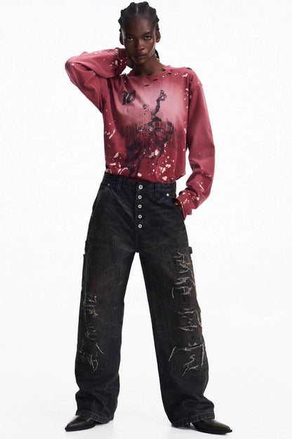 Vintage Ink Long Sleeve T-Shirt