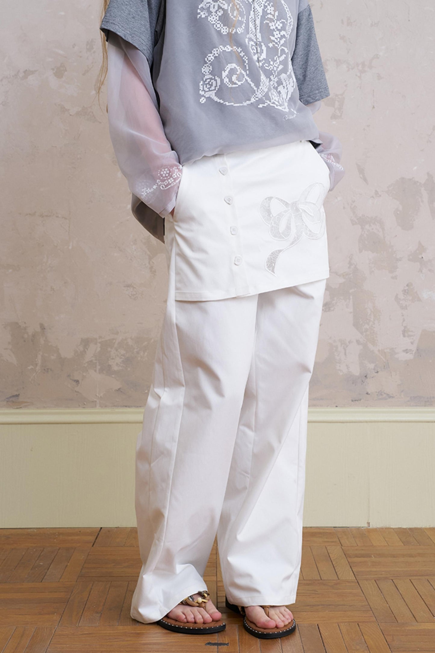 Summer Lace Skirt-Pants