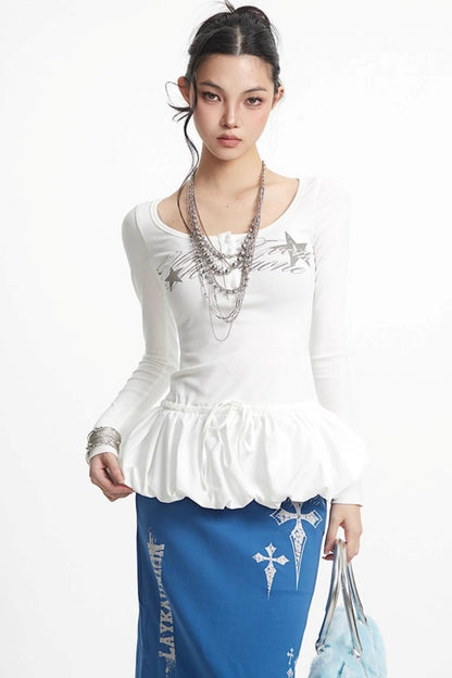 Puffy Long Sleeve Shirt