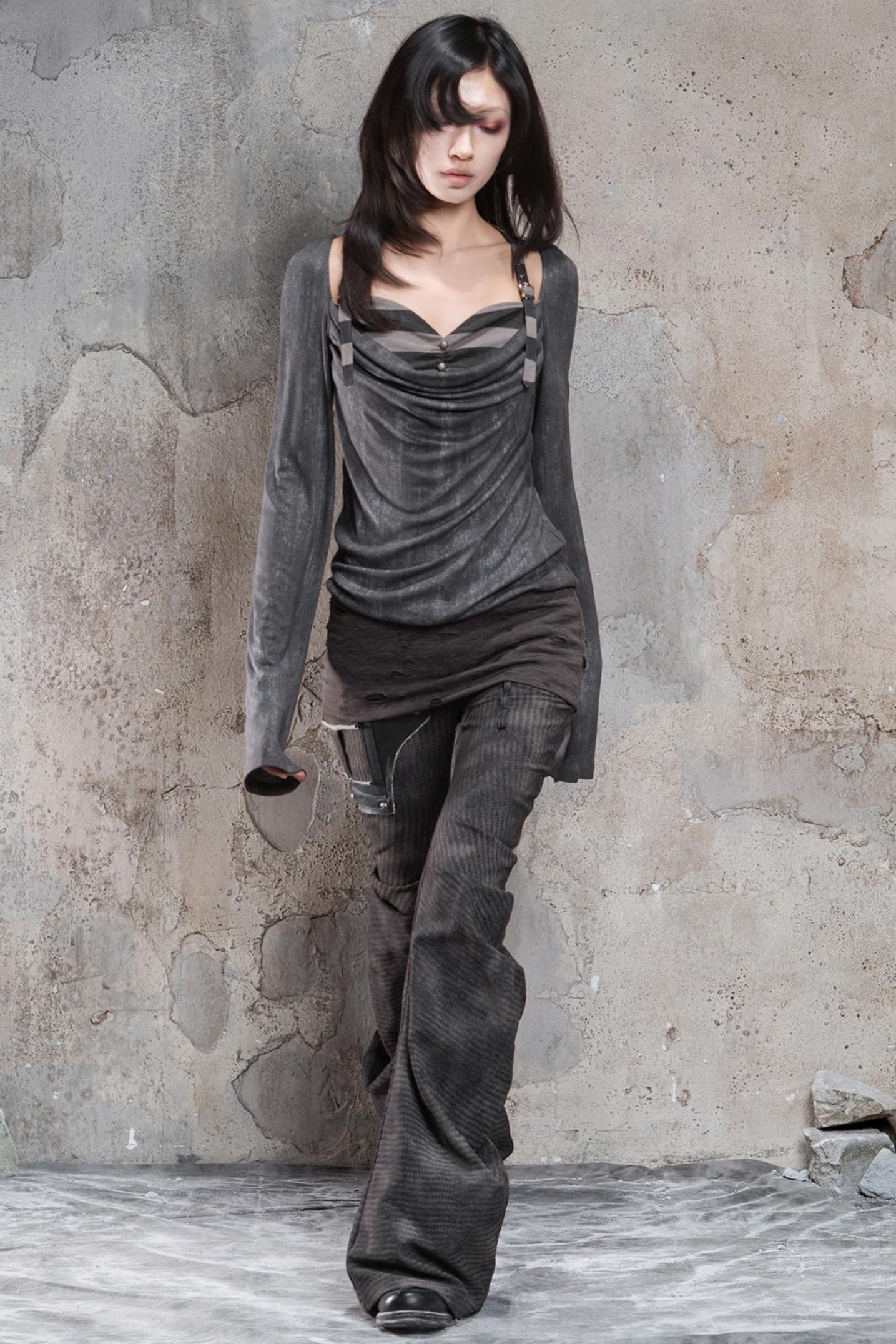 Retro Two-Piece Top Shirt Info