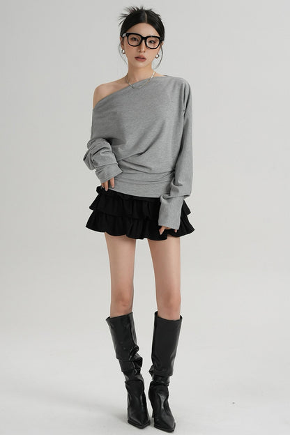 Classic High Waisted Pleated Skirt