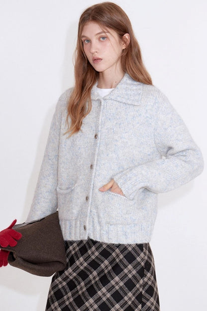 Velvet Wood Grain Cardigan