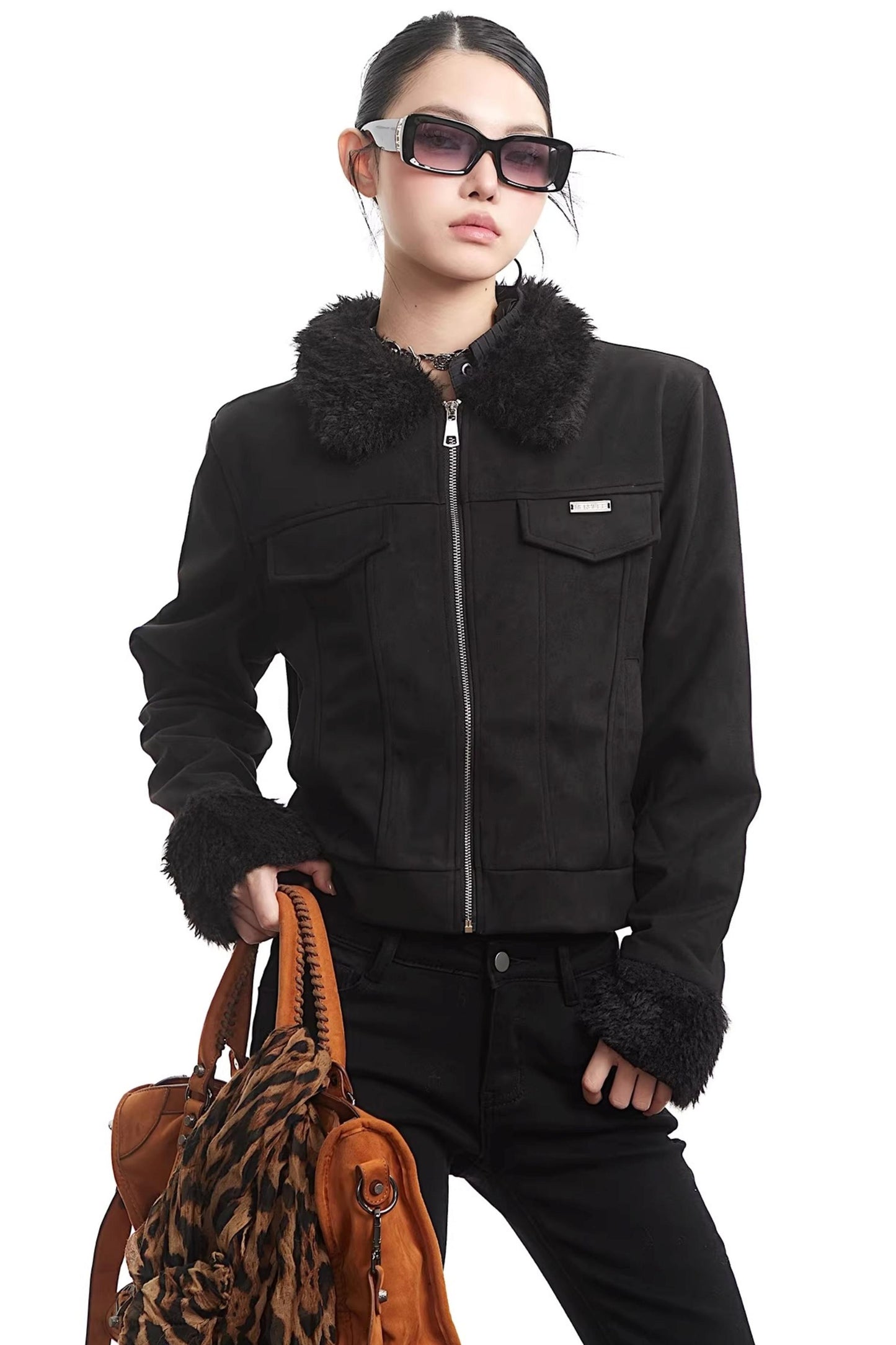 Autumn Black Elegant Jacket