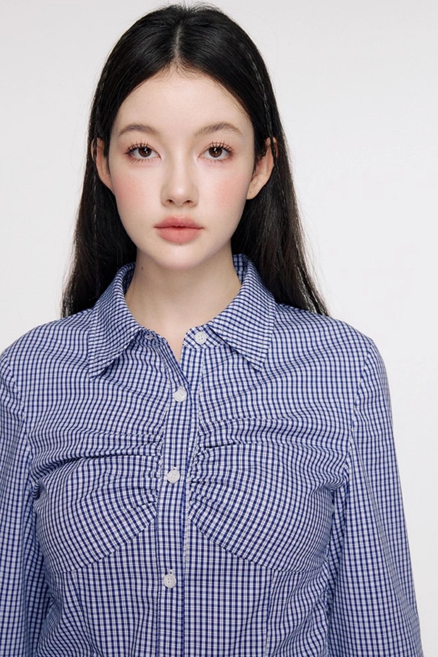 Nap Pleated Slim Spring Shirt