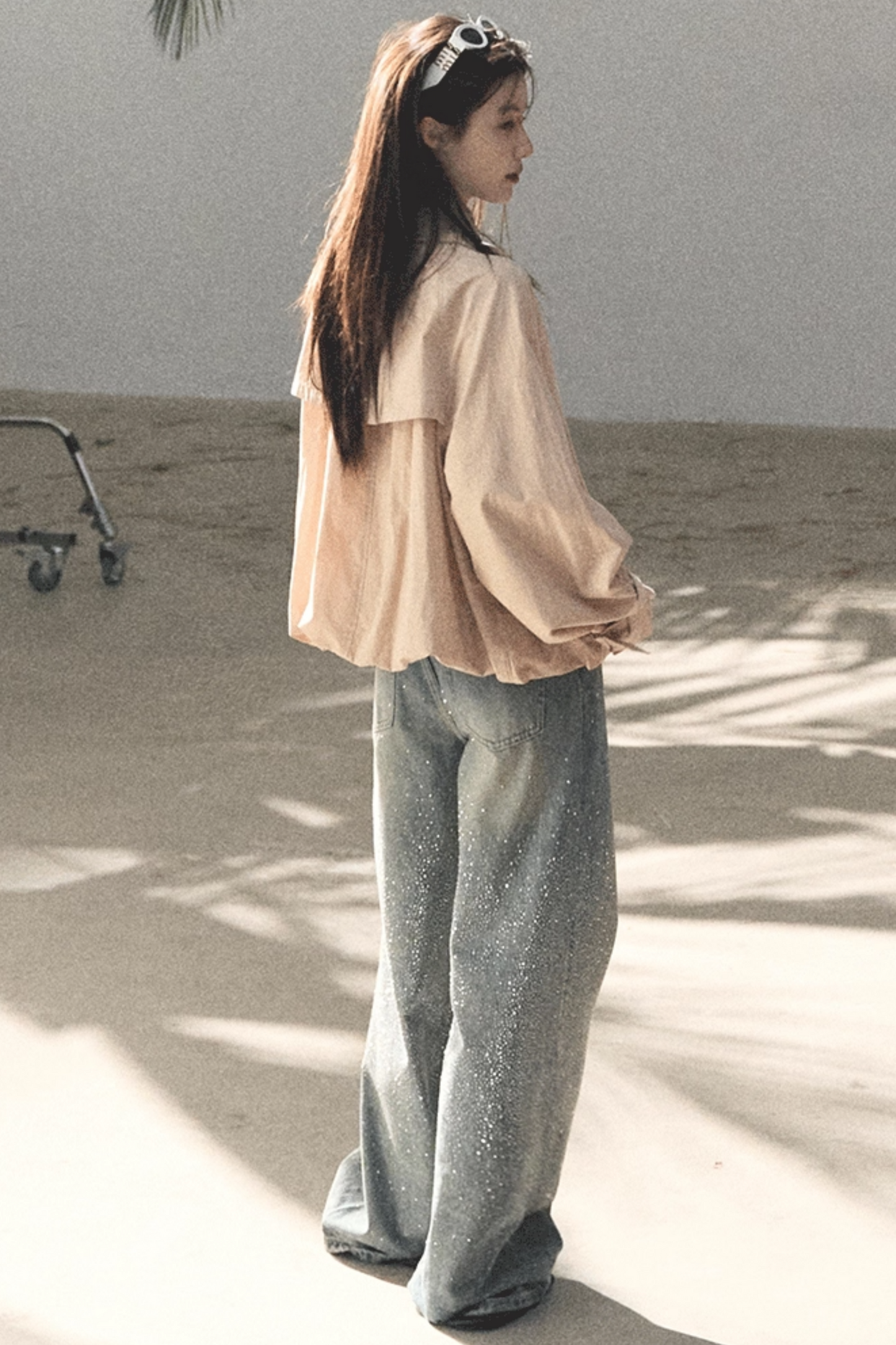 Lyocell Double-Breasted Trench Jacket