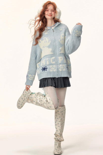 Fair Isle Jacquard Cardigan