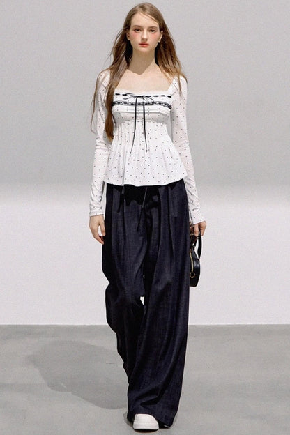 French Polka Dot Top Set-Up