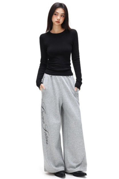 Plaid Patchwork Fleece-Lined Pants