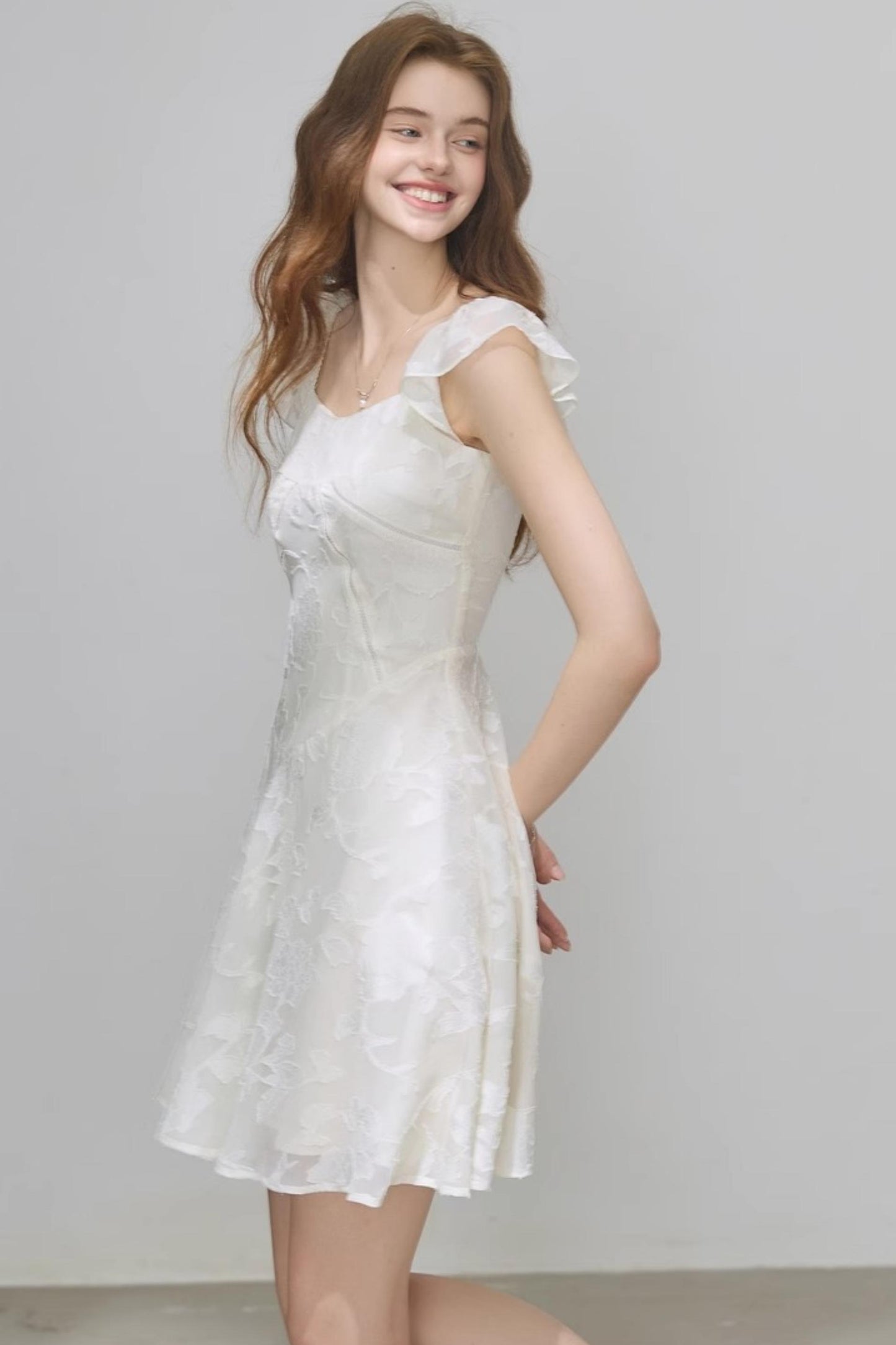 Summer Jacquard Slim Dress