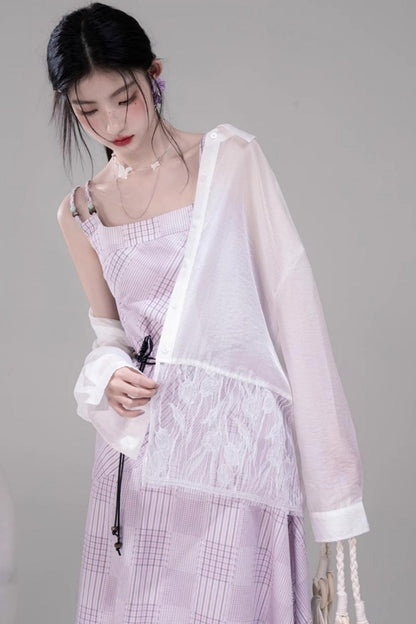 Asymmetrical Draped Dress