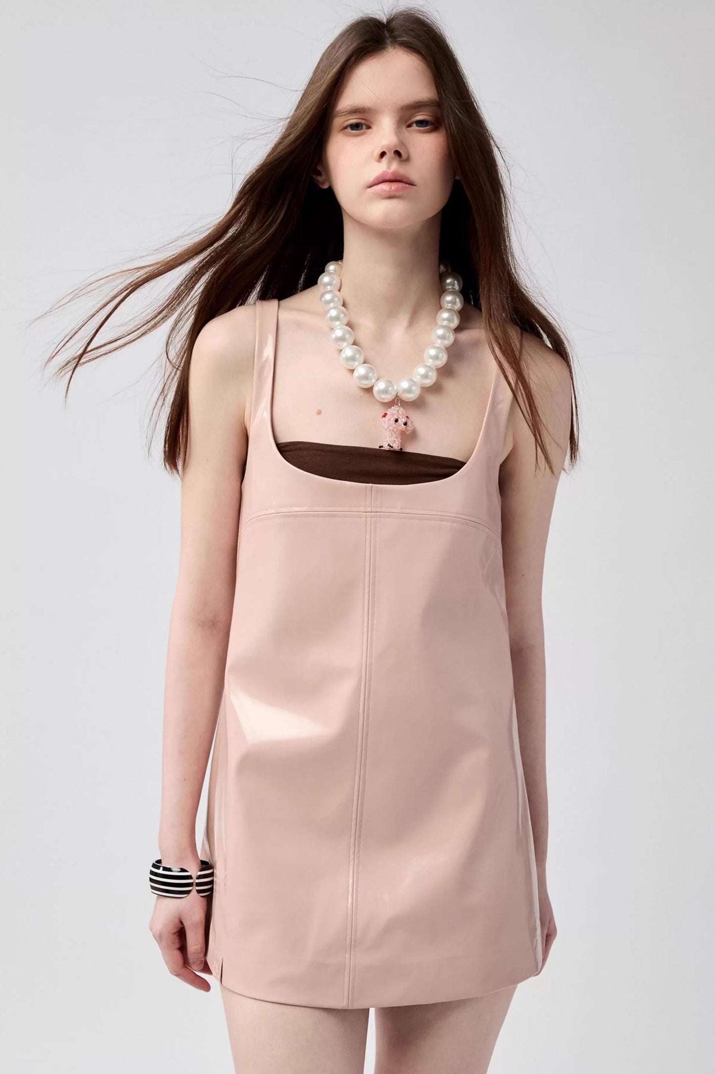 Curve Silhouette Pink Top