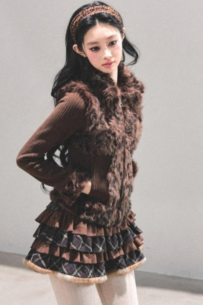 Leopard Print Silver Fox Jacket