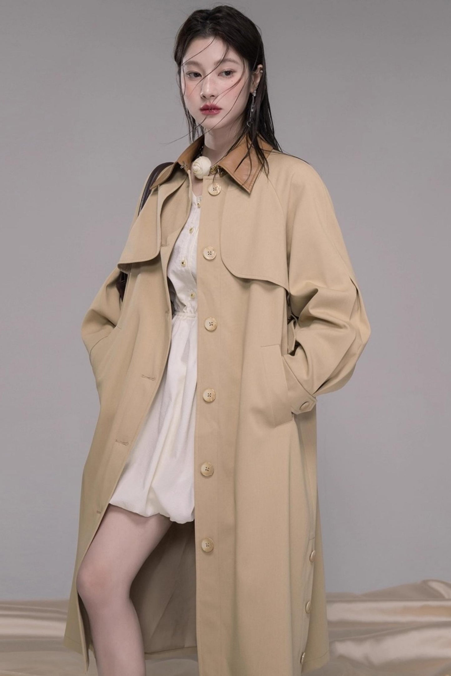 Nuansha Custom Wool Trench Coat