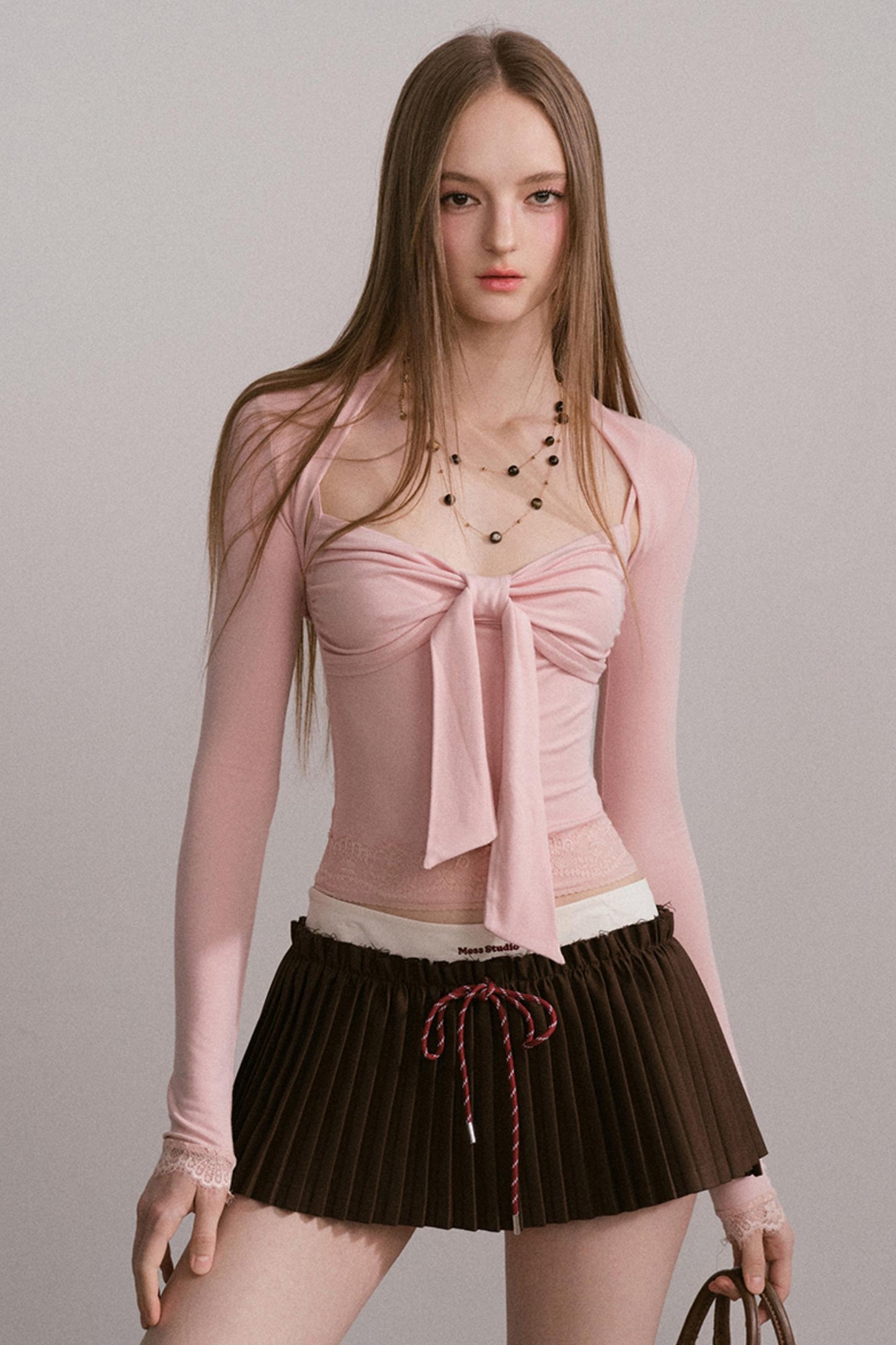 Design Sense Bow Waist Suspender Set