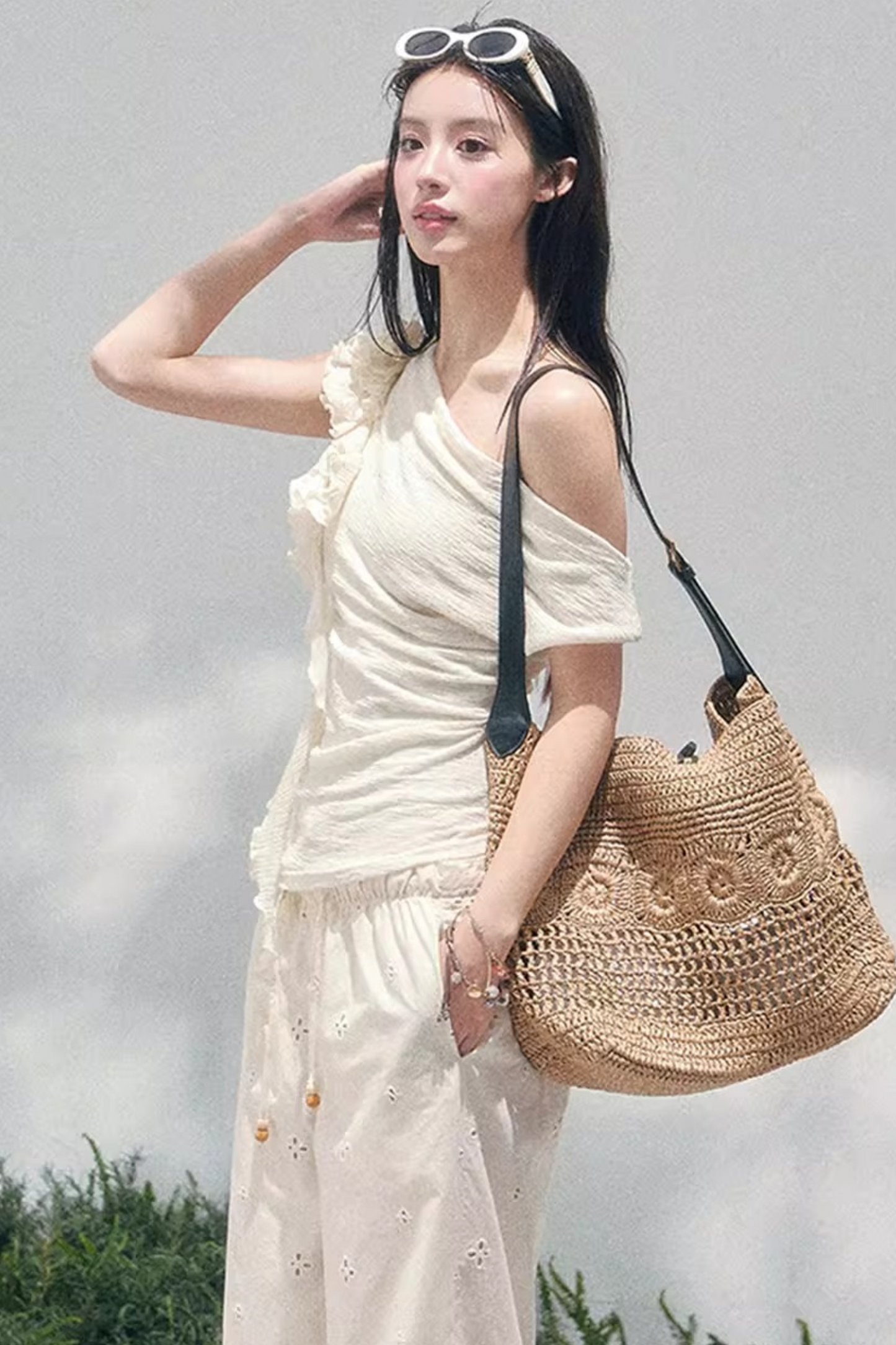 Light Whisper Ruffled Blouse