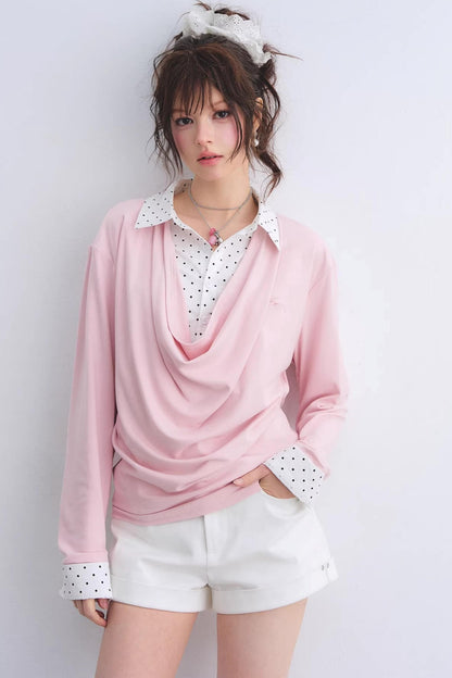 Polka Dot Patchwork Top Set-Up