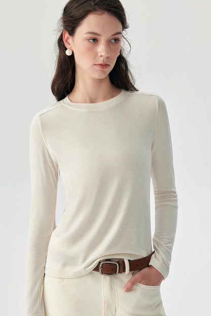 Ultra-thin Long-Sleeved Wool Base Jacket