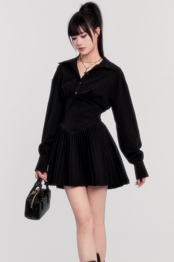 Revival French Pleated Dress