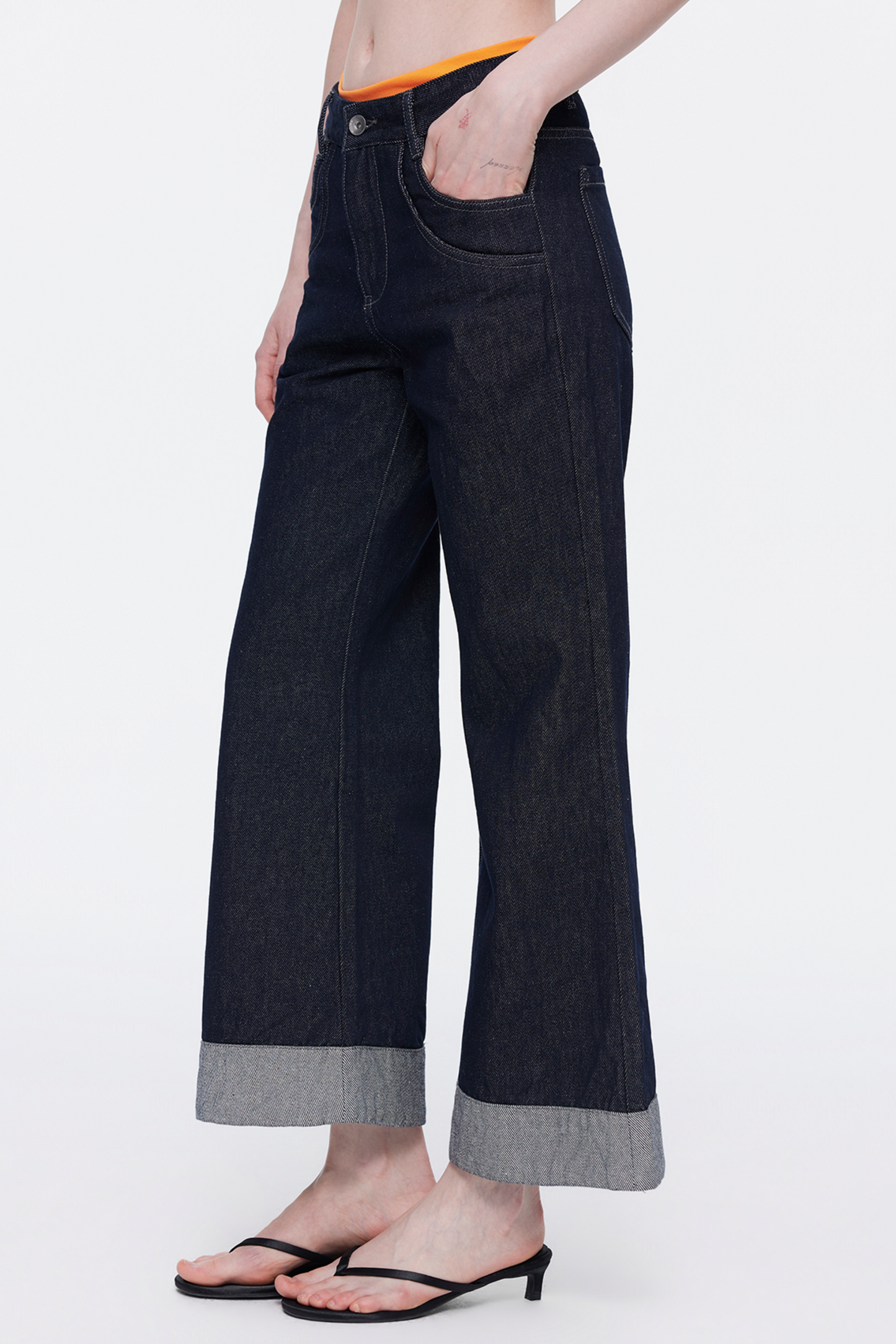 Vintage Flared Denim Pants