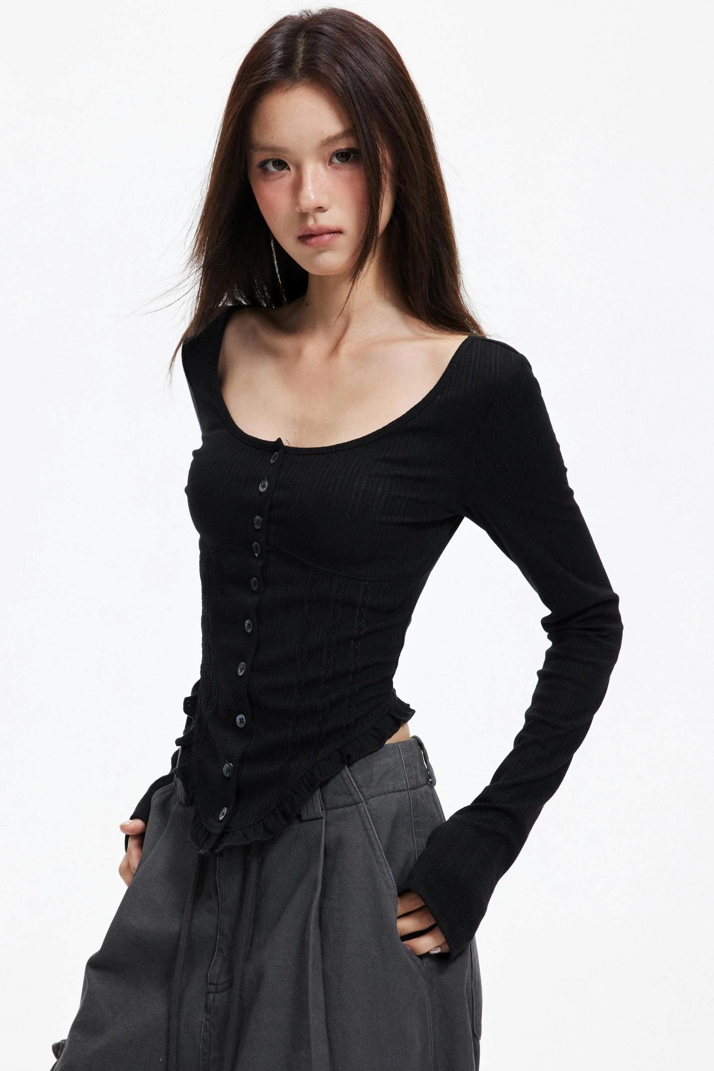 Hot Jacquard Knitted Sweater