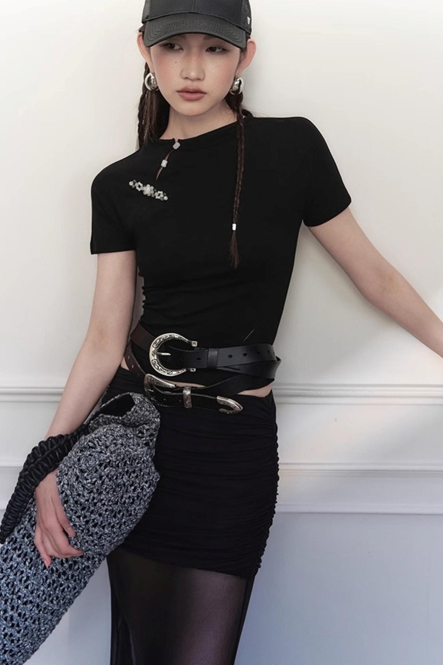 Ancient Rhyme Beads Blouse