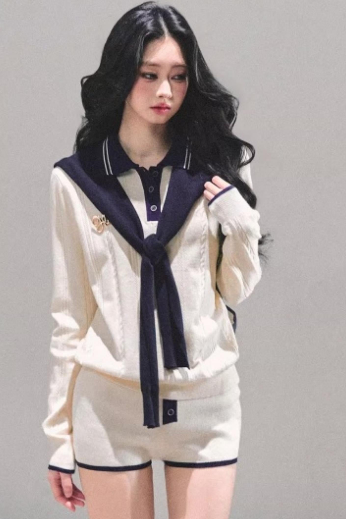 Morning Mist Knitted Suit Set-Up