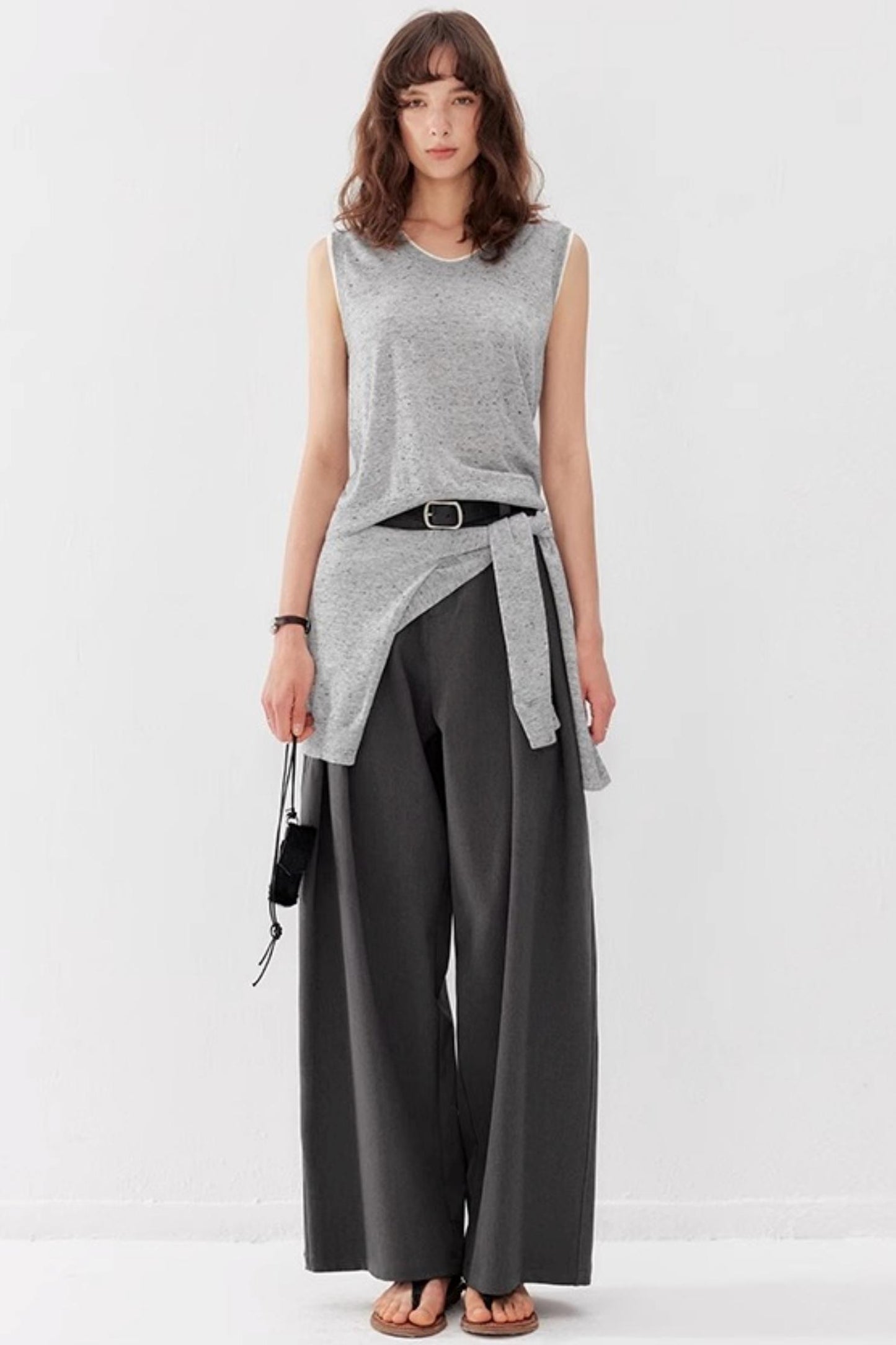 Wool Knit Cardigan Set-Up